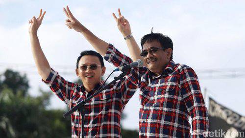 Jelang Debat Pamungkas, Ahok-Djarot Bertemu untuk Ngobrol Santai