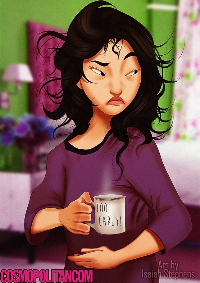 Begini Tampilan Princess Disney Habis Bangun Tidur. Masih Cantik Enggak?