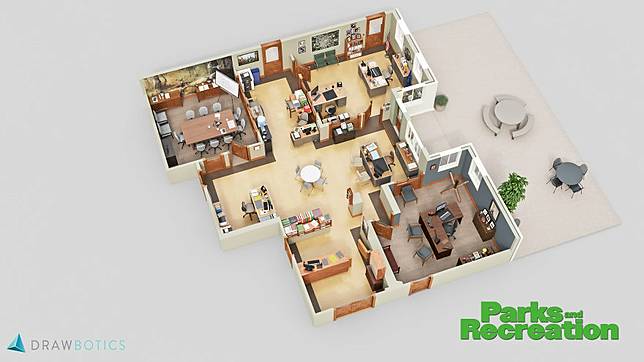 Keren! Seniman Ini Bikin Denah Rumah Beberapa Serial TV Terkenal Dengan Format 3D!