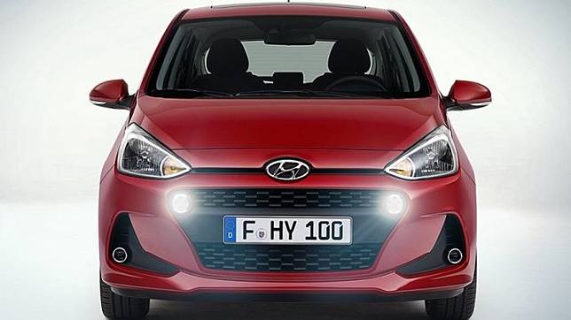 Hyundai Grand i10 facelift Tampil dengan Tampang Lebih Bahagia