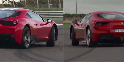 Duel Ferrari 458 Speciale Lawan 488 GTB, Menang Mana?