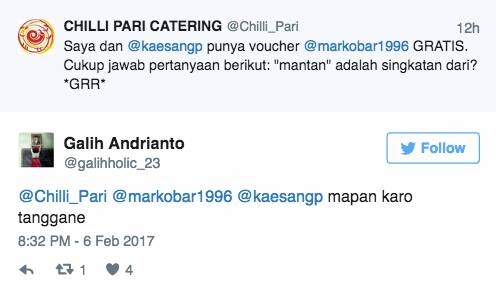 10 Jawaban Kuis dari Gibran & Kaesang Soal Singkatan Mantan Ini Ngocol