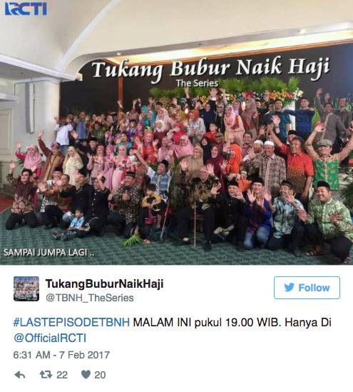 Sinetron Tukang Bubur Naik Haji RCTI Tamat Malam Ini