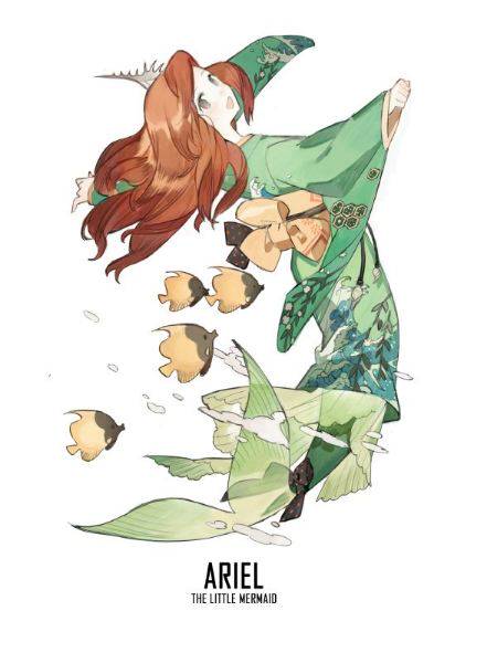 Begini Jadinya Kalau 9 Putri Disney Pakai Kimono Jepang