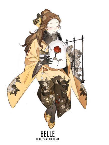 Begini Jadinya Kalau 9 Putri Disney Pakai Kimono Jepang