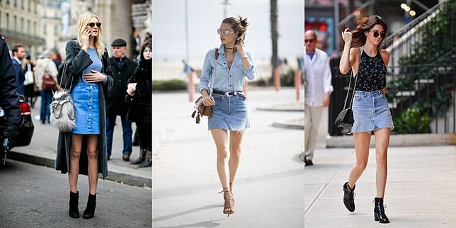 Inspirasi Segar untuk Mix N Match Rok Denim Kamu Di 2017!
