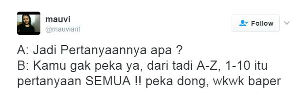 7 Pelesetan 'Jadi Pertanyaannya Apa?' Ini Bikin Cekikikan Sendiri