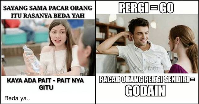 10 Meme Lucu 'Pacar Orang' Ini Dijamin Bikin Kamu Insaf & Makin Setia