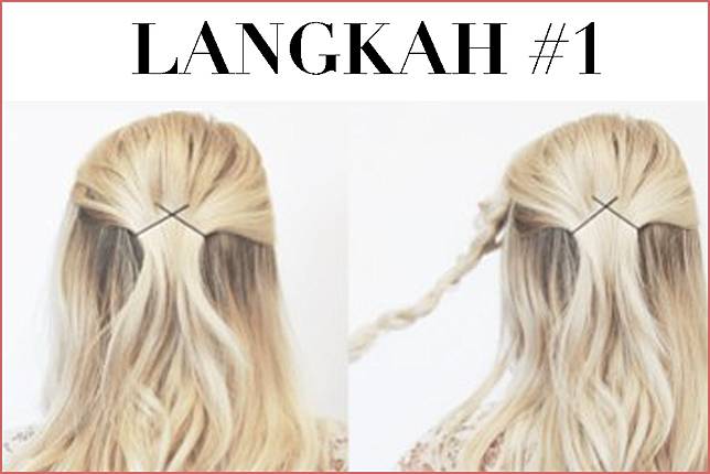 Tutorial Simpel Membuat Half Up Pinned Braided Agar Rambut Pendekmu Lebih Menarik