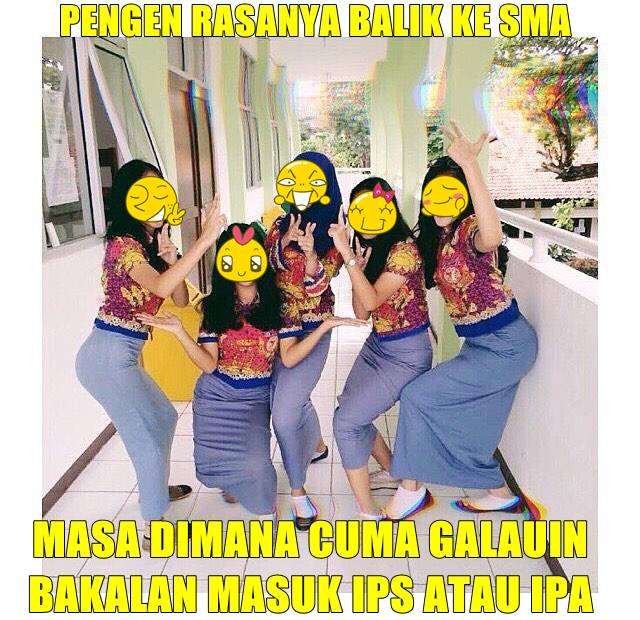 15 Meme Suka Duka Masa SMA Ini Bikin Kamu Bernostalgia