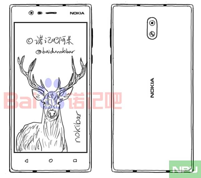 Bocoran desain Nokia 3