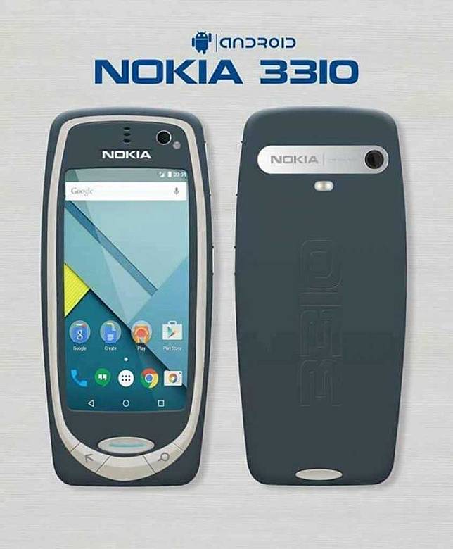 Inikah Nokia 3310 Android?