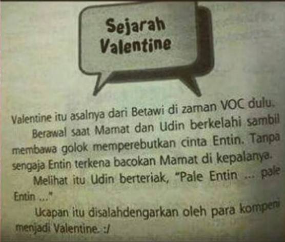 Bikin Ngakak, Meme Spesial Hari Valentine