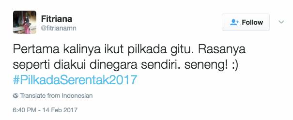 #PilkadaSerentak2017 Jadi Trending Topic di Twitter