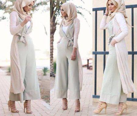 Ragam Ide Outfit Jumpsuit dan Hijab yang Cantik