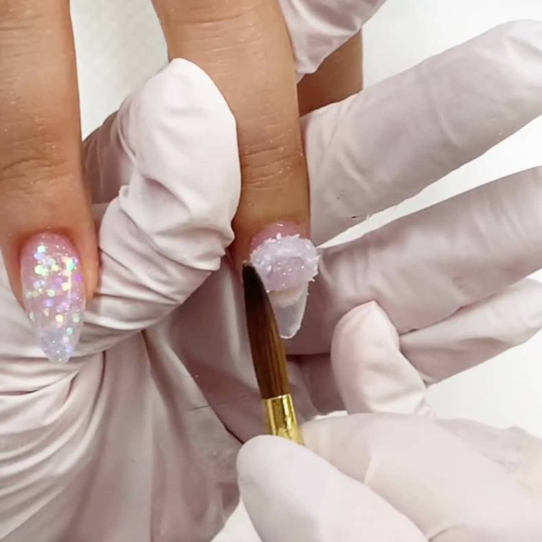 スカルプの作り方とスワロの付け方 Naildiary