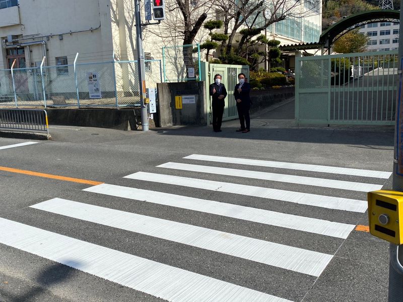 お一人のお声から シリーズ Mati Vol.123 四条中学校正門前の