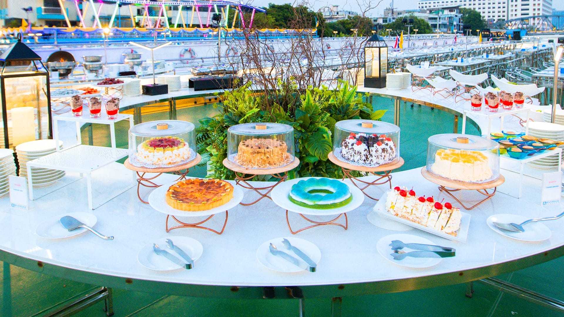 ☀️ ล่องเรือเจ้าพระยาบุฟเฟ่ต์ มื้อกลางวัน Riverside Buffet Lunch Cruise ...