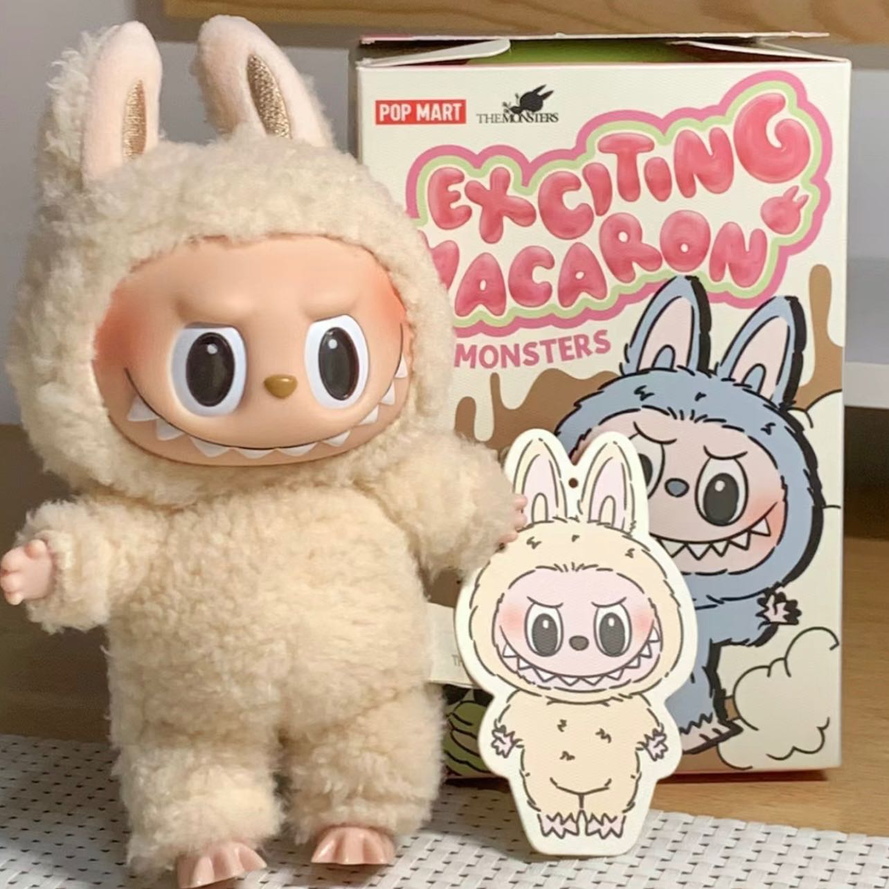 Popmart labubu exciting macaron soymilk 25 28 4