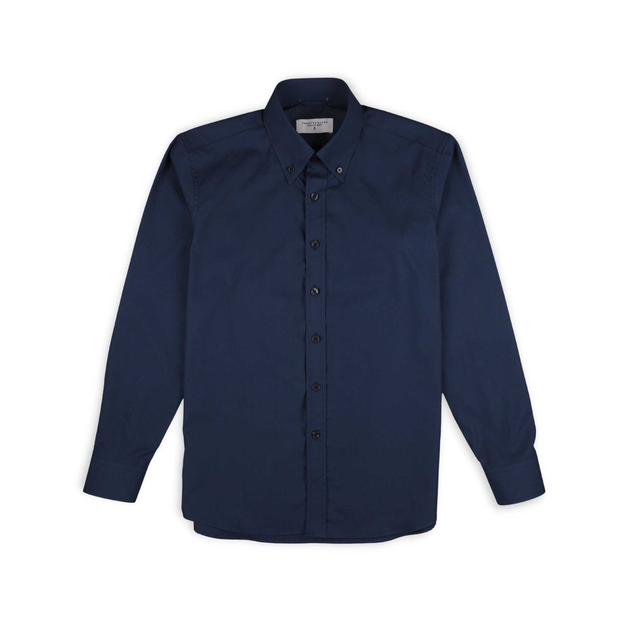 CLASSIC BUTTON DOWN COLLAR SHIRT NAVY LINE SHOPPING