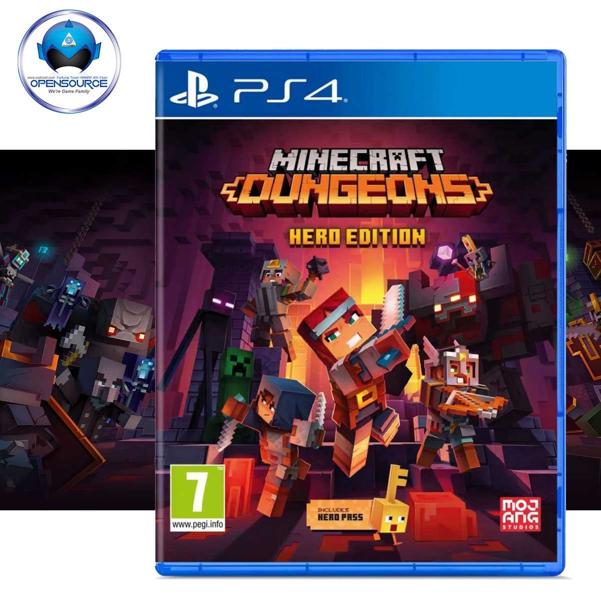 Minecraft dungeons on sale ps4 hero edition
