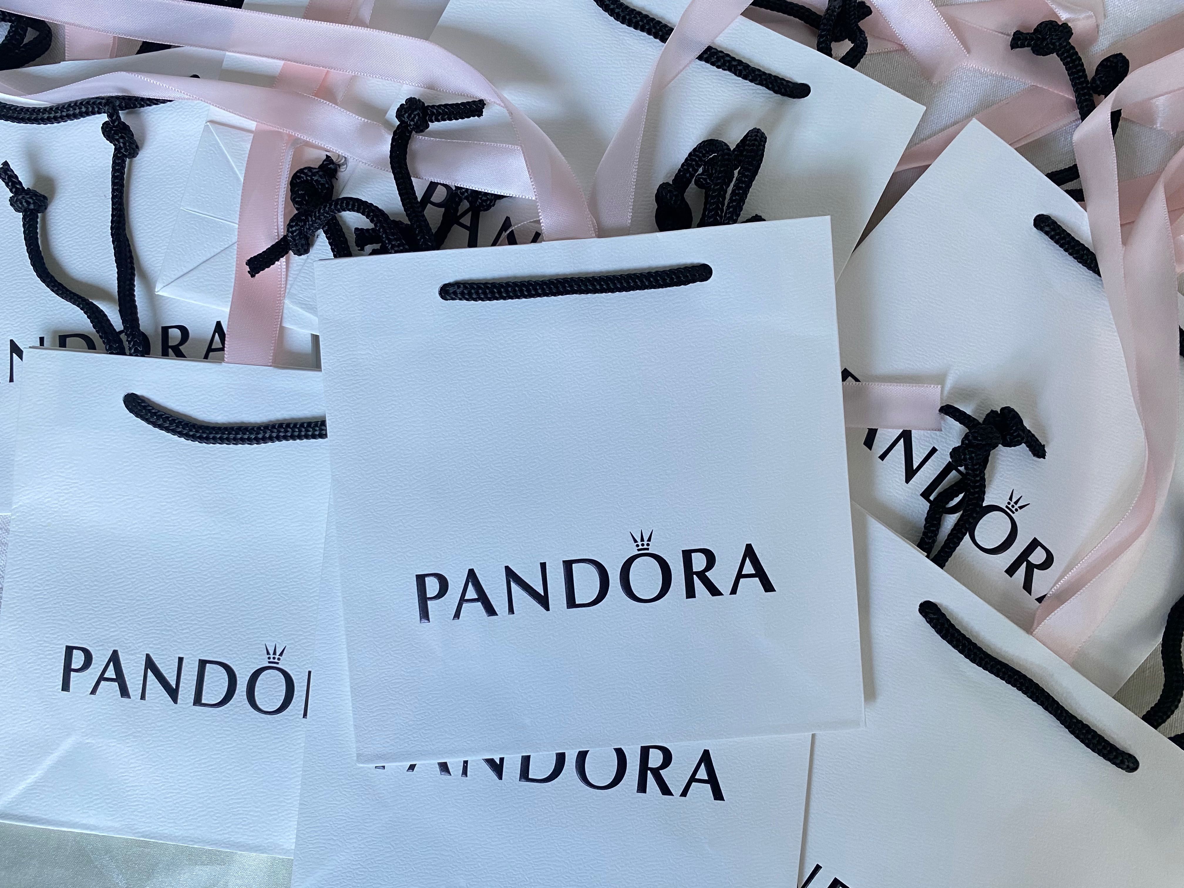 Pandora Bag with pink ribbon LINE SHOPPING