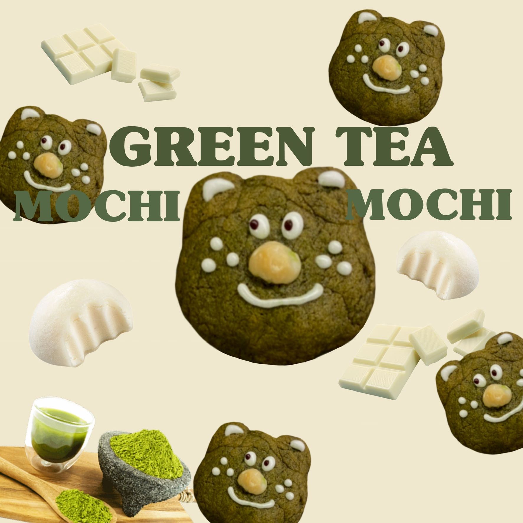 Green Tea MOCHI COOKIES — 🍪 ซอฟคุกกี้ คุกกี้นิ่ม LINE SHOPPING