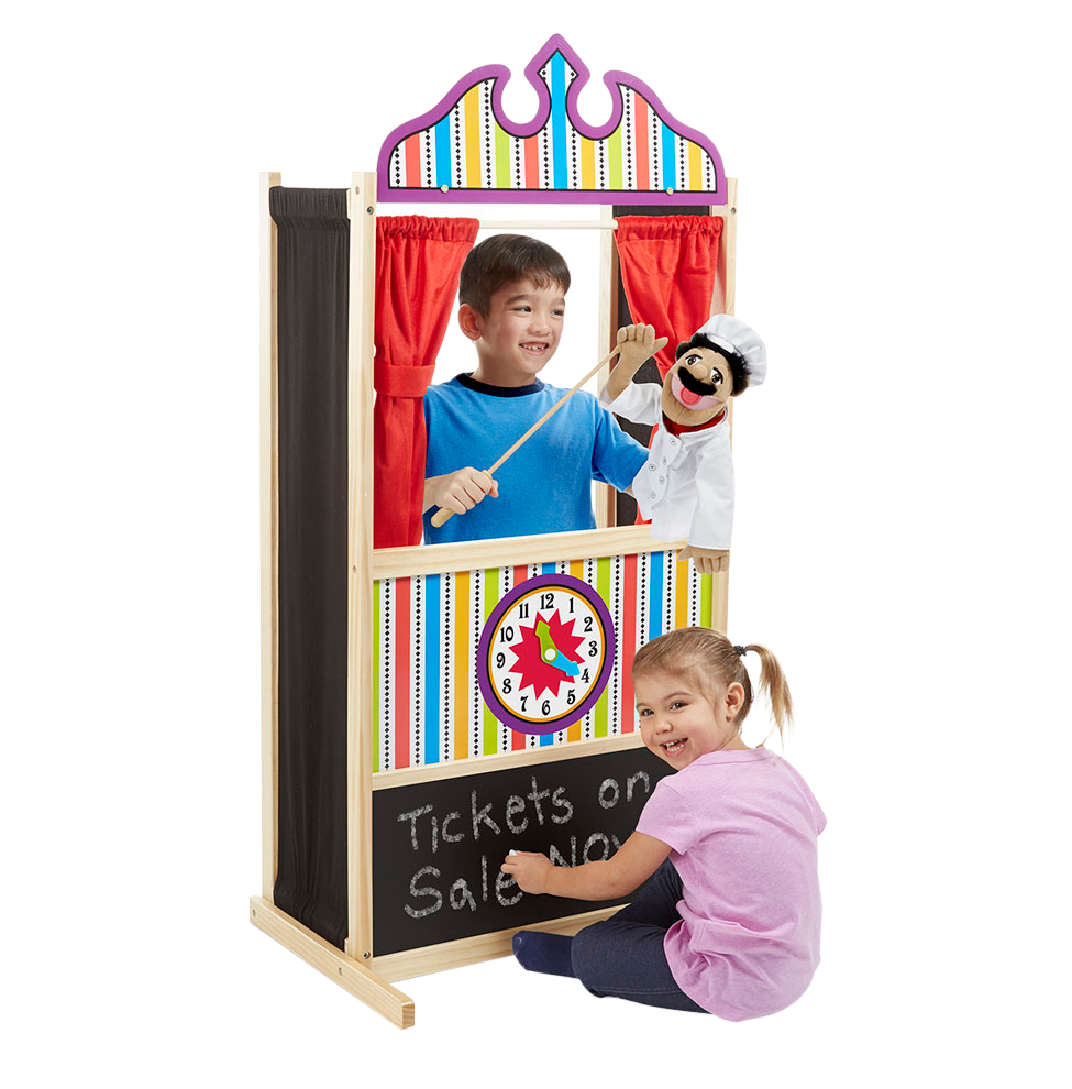 รุ่น 2530 โรงหนังเล่นหุ่นมือ วัสดุคุณภาพดี รุ่นตั้งพื้น Full Puppet