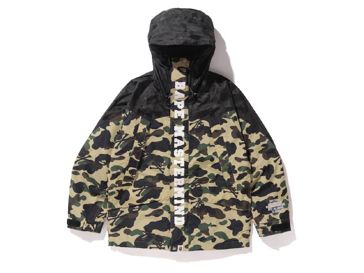 BAPE x Mastermind 1st Camo Snowboard Jacket YELLOW LINE SHOPPING