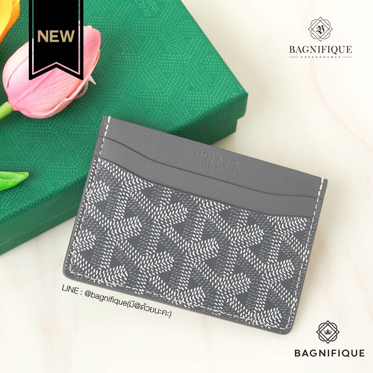 GOYARD SULPICE CARD SLOT GRIS GREY