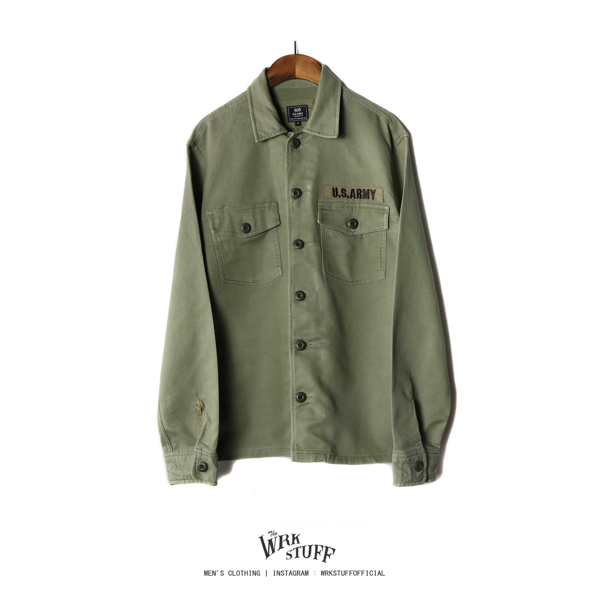 Beams Heart U.S.Army Japan Shirt | LINE SHOPPING