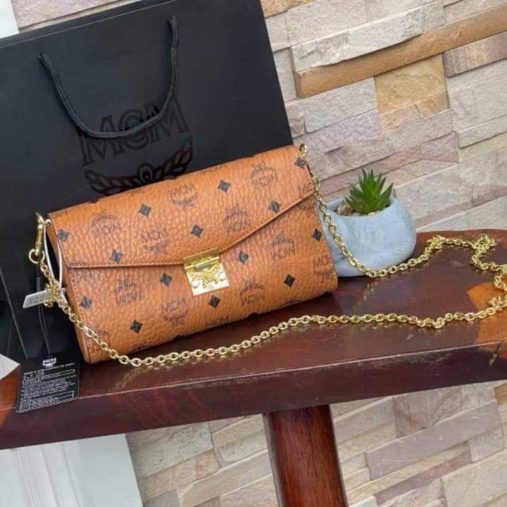 Mcm millie sale flap crossbody