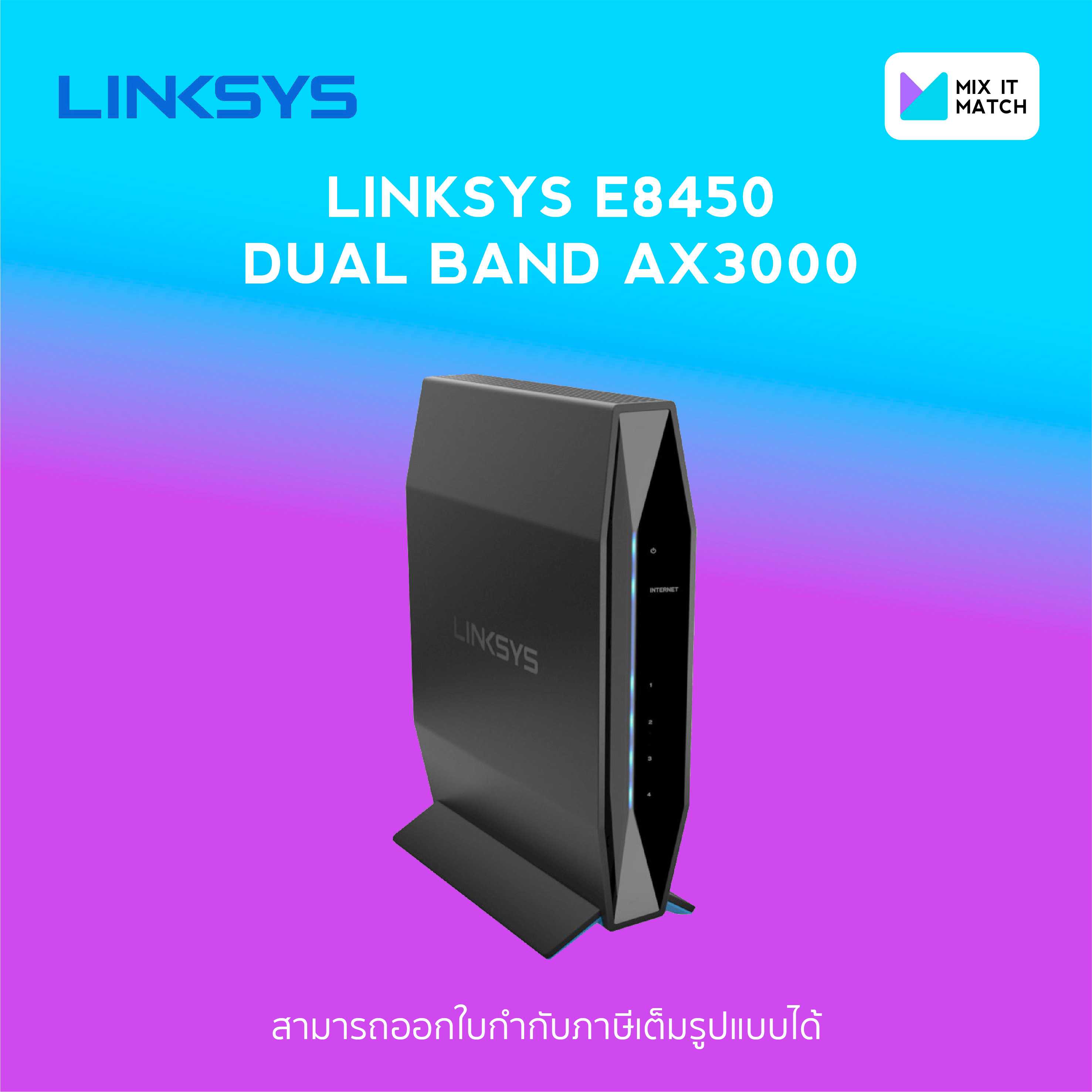 LINKSYS E8450 DUAL BAND AX3000 GIGABIT ROUTER (E8450AH) LINE SHOPPING