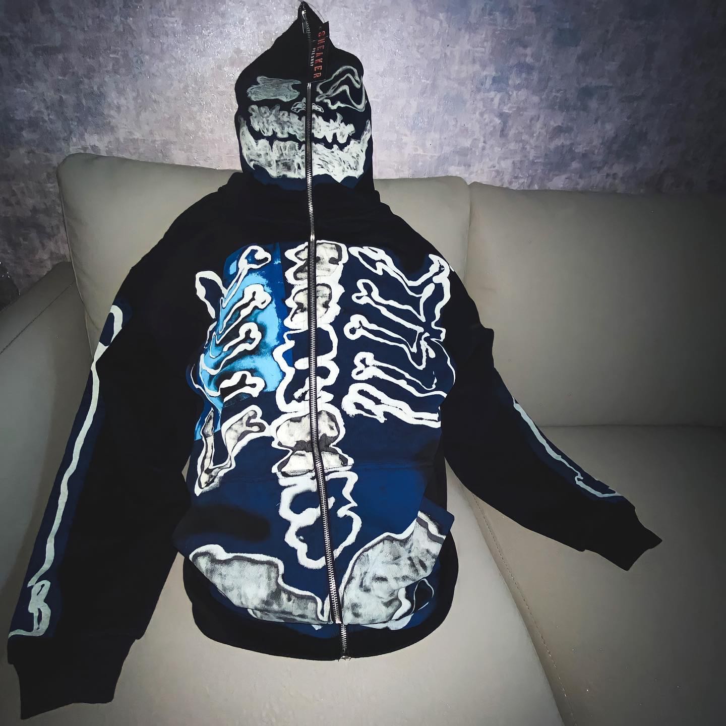 Travis Scott Cactus Jack x Fragment Design Skeleton Graffiti Full