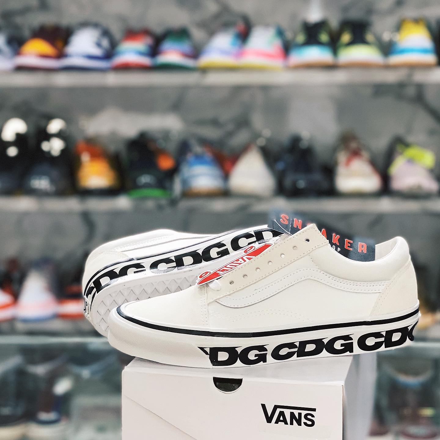 Custom cdg vans new arrivals