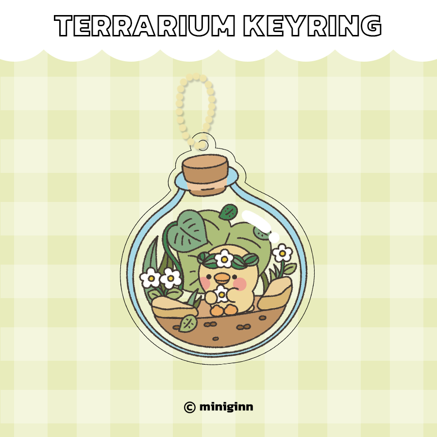 Terrarium keyring clearance
