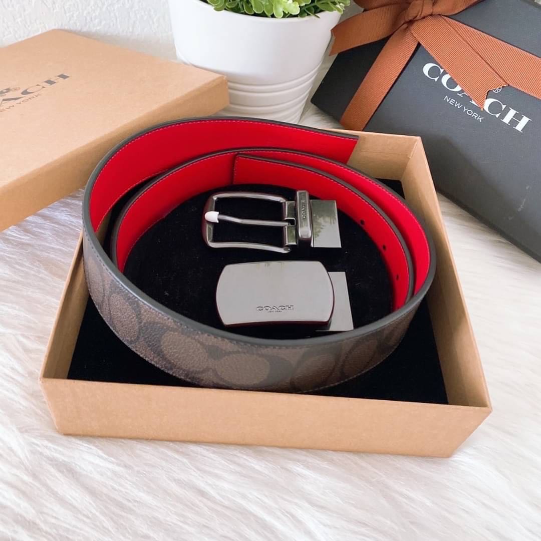 Boxed Plaque and Harness Buckle Cut To Size Reversible Belt, 38mm