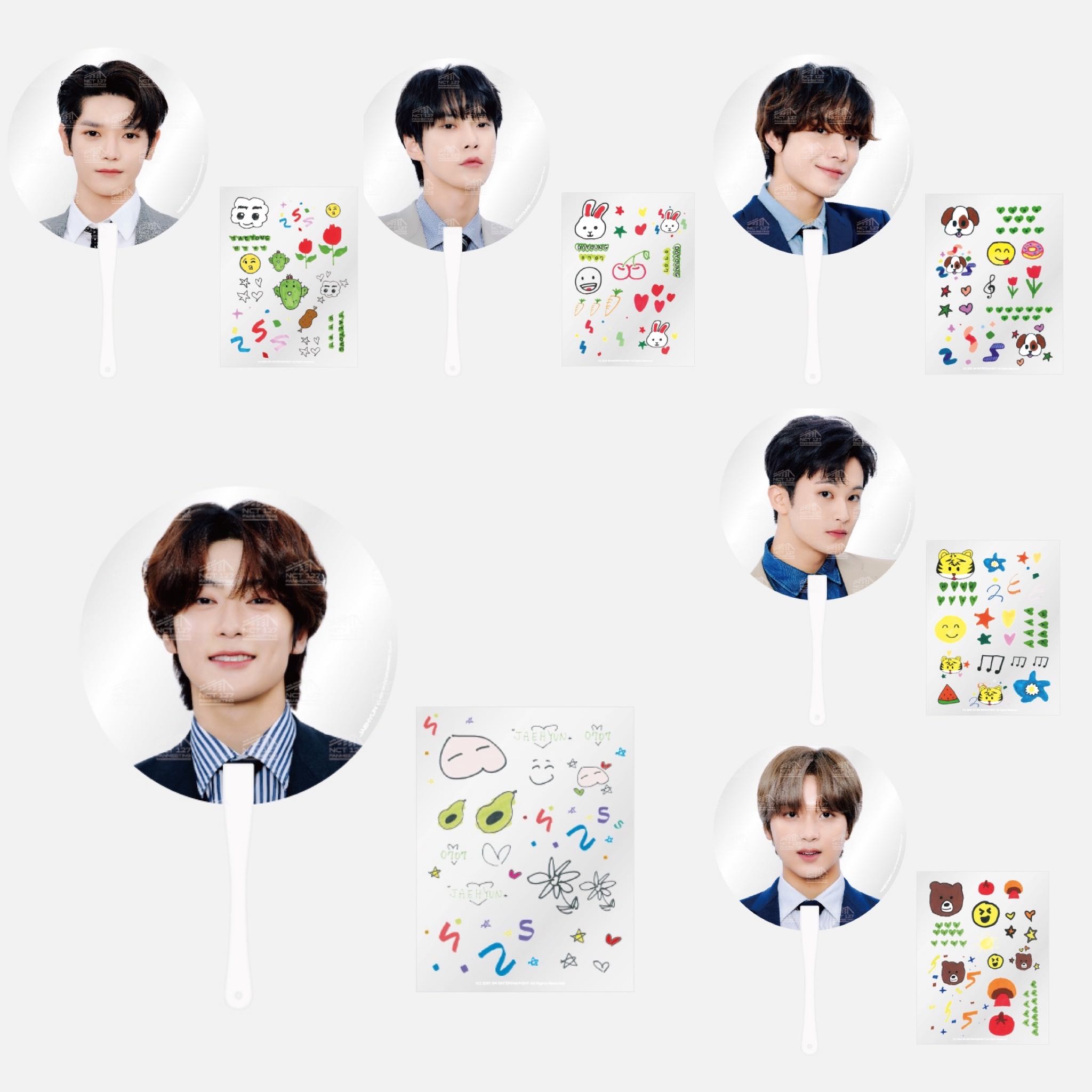 NCT 127 sticker doyoung set