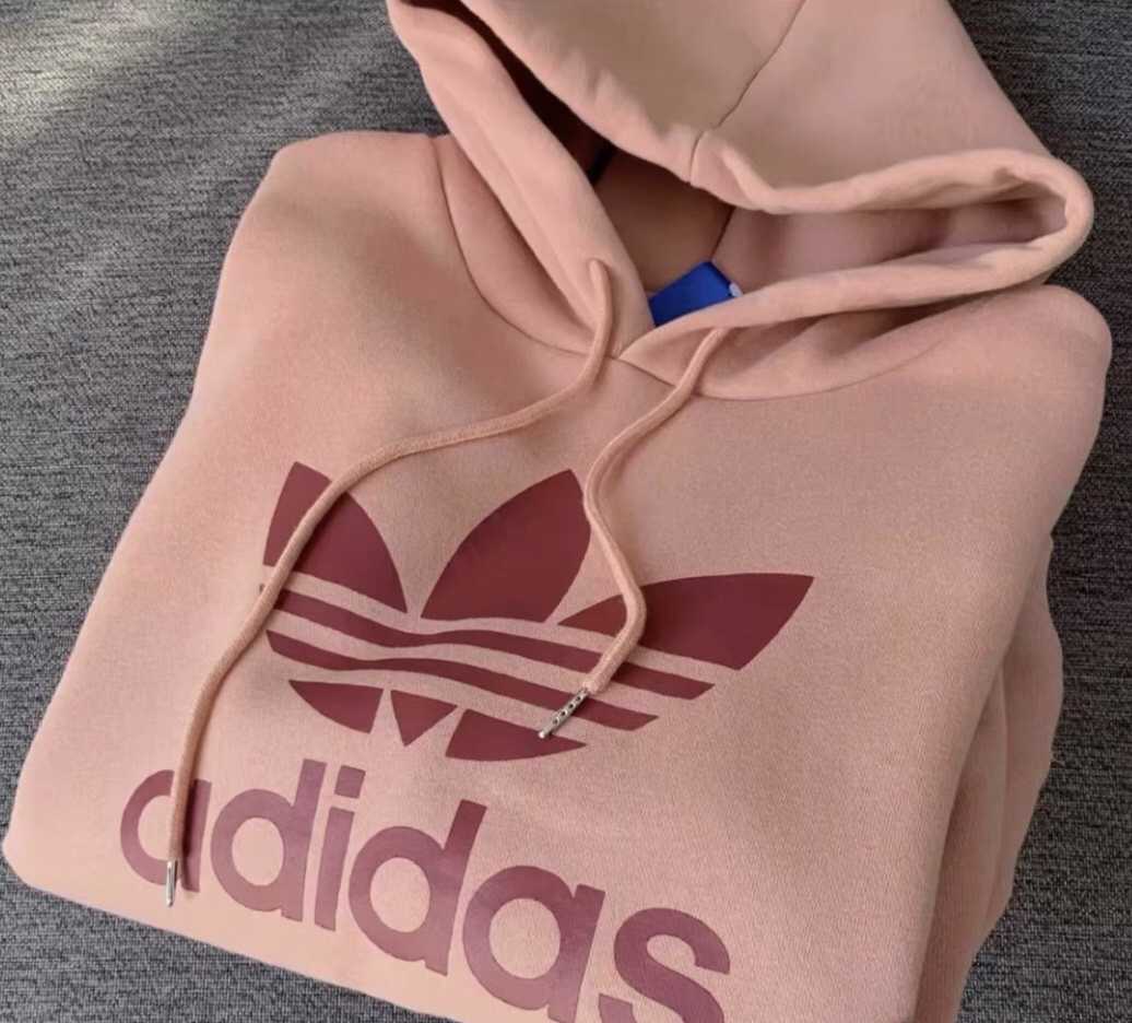 Adidas pullover pastel rose top