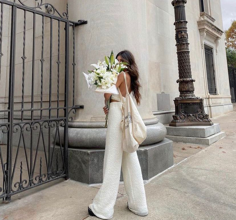Skims cozy knit pants best sale