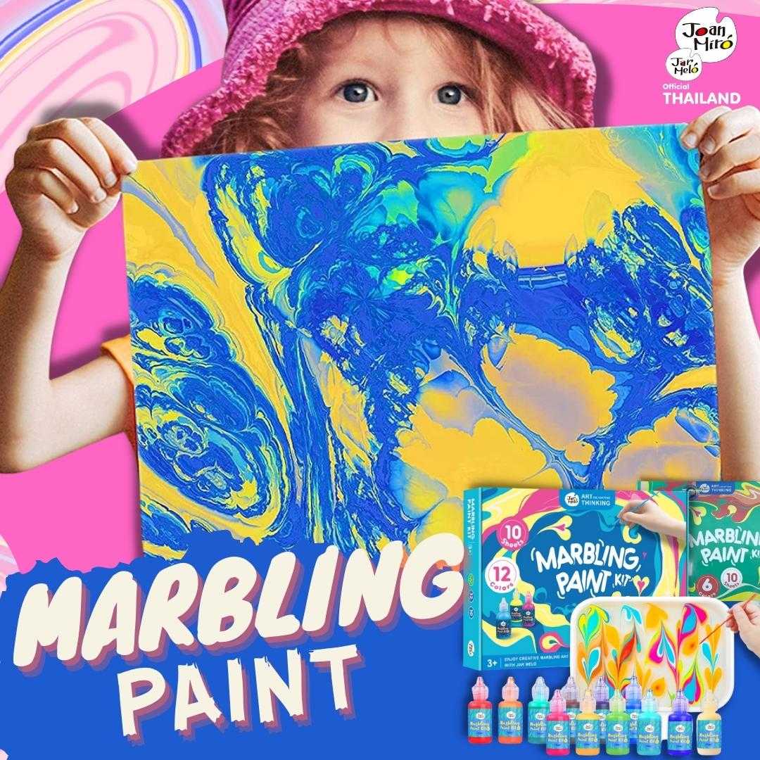 Jar Melo Jar Melo Water Marbling Paint Kit For Kids; 6 Colors