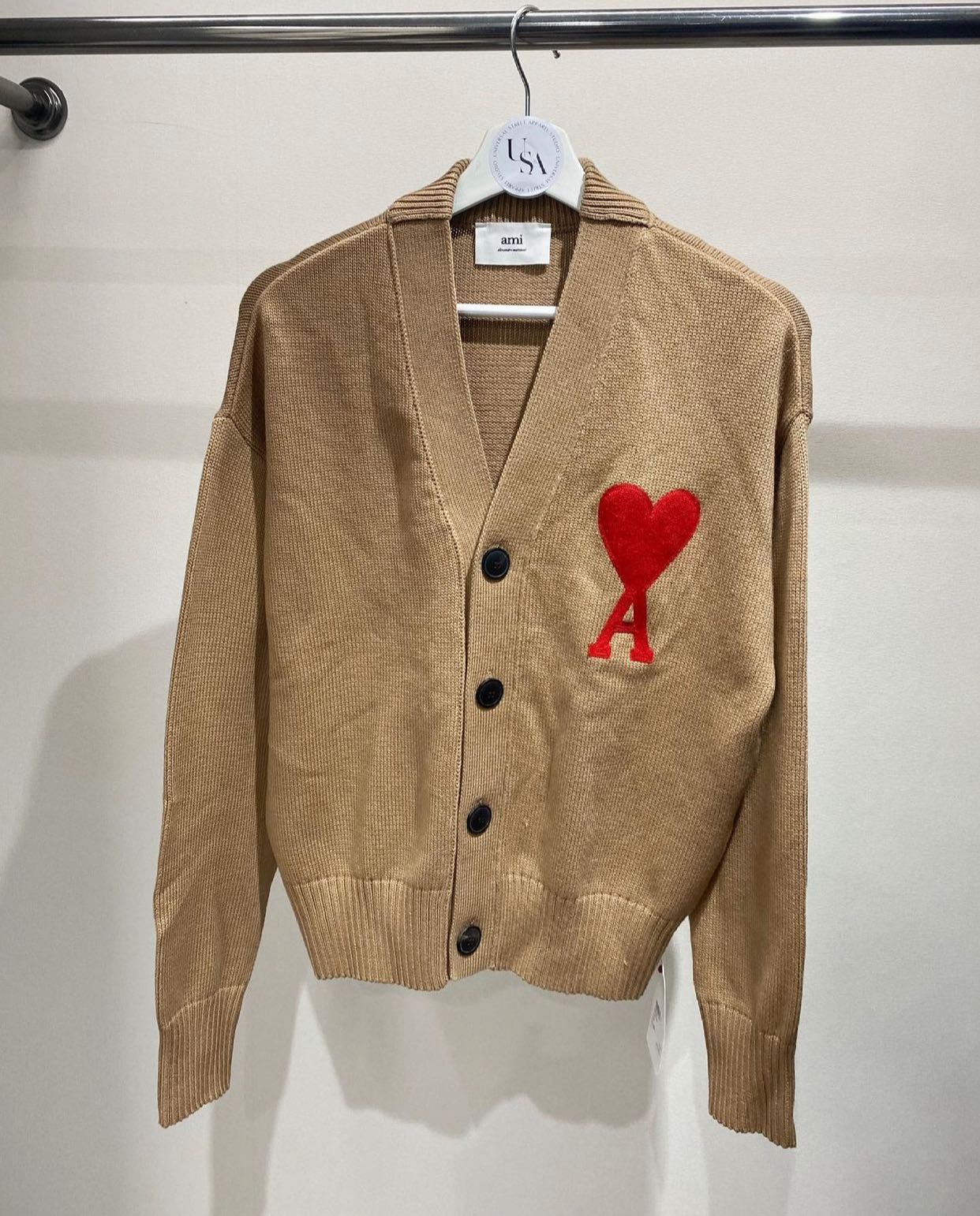 Ami paris hot sale cardigan