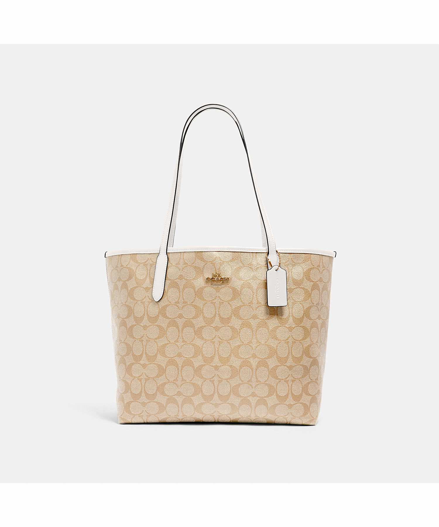 Coach 5696 City Tote in Signature Canvas