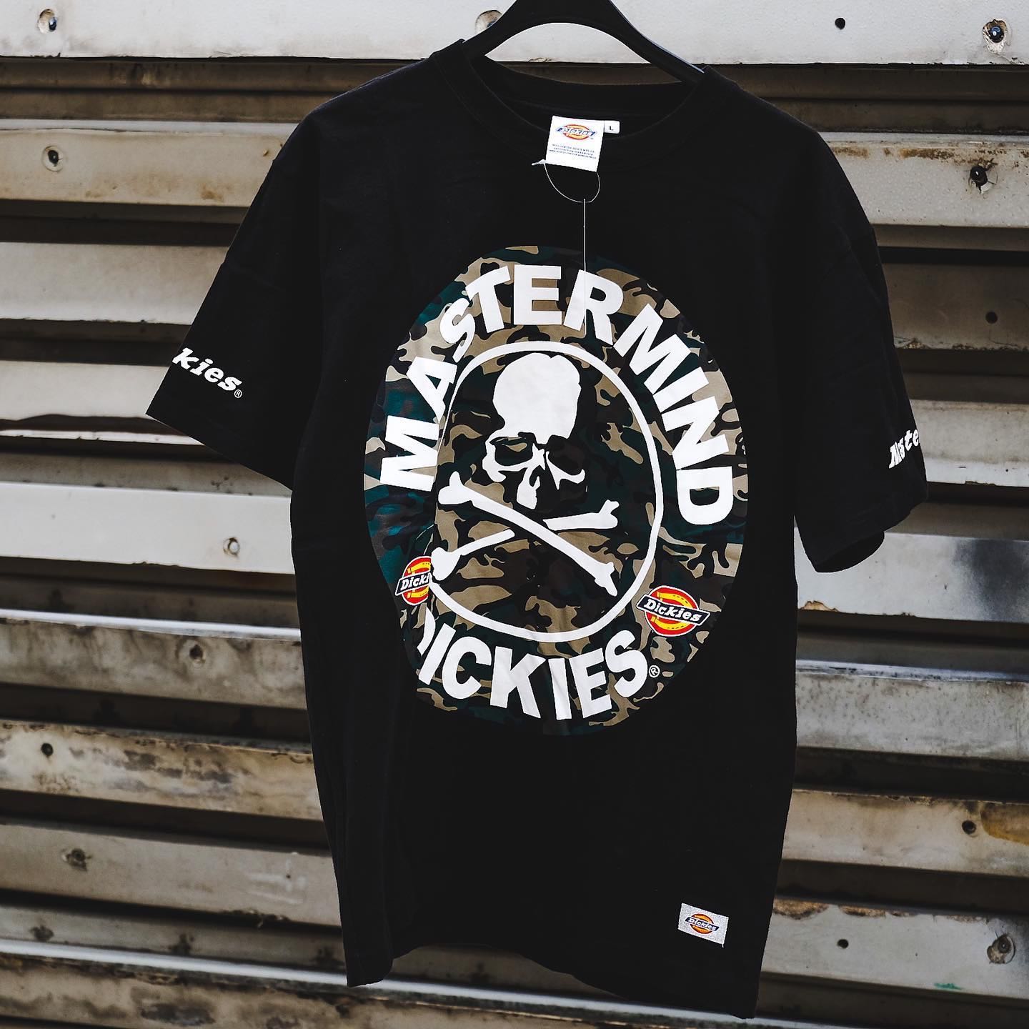 Dickies x Mastermind Japan Tee Black | LINE SHOPPING