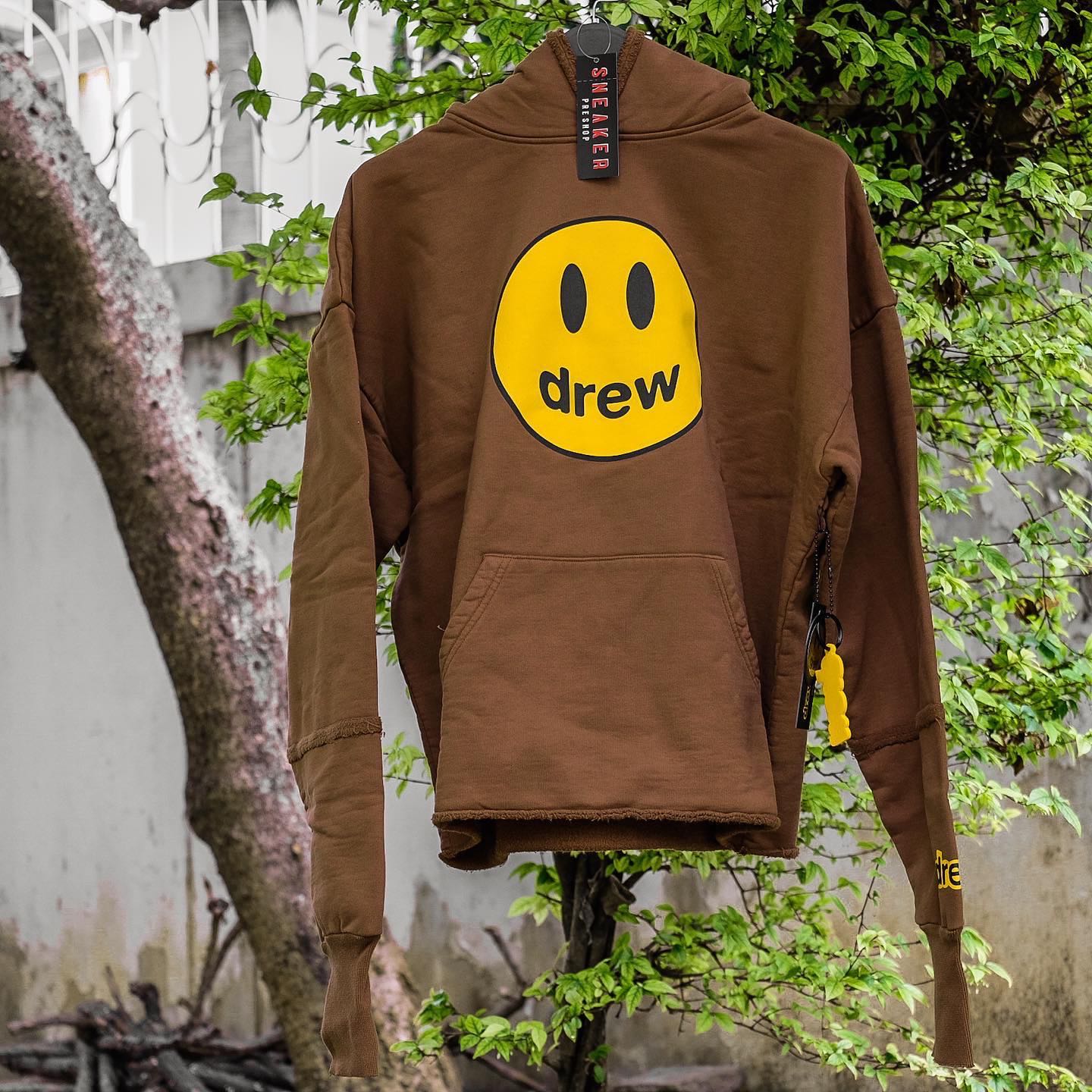 Drew House Mascot Deconstructed Hoodie Brown