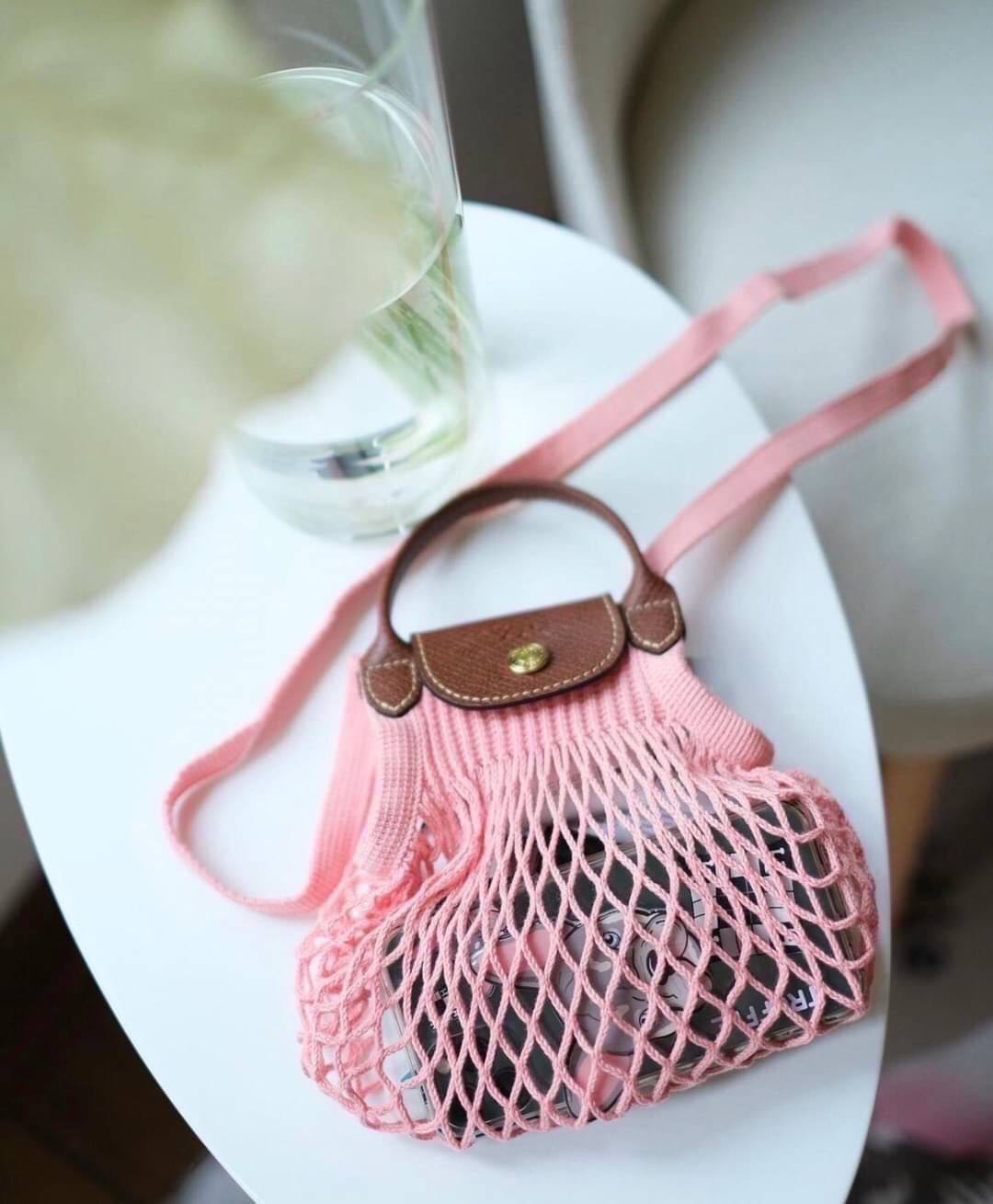 longchamp filet pink