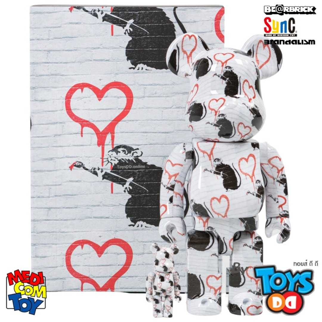 Be@rbrick Love Rat 400% & 100% | LINE SHOPPING