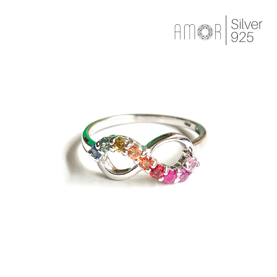 Rainbow infinity discount ring