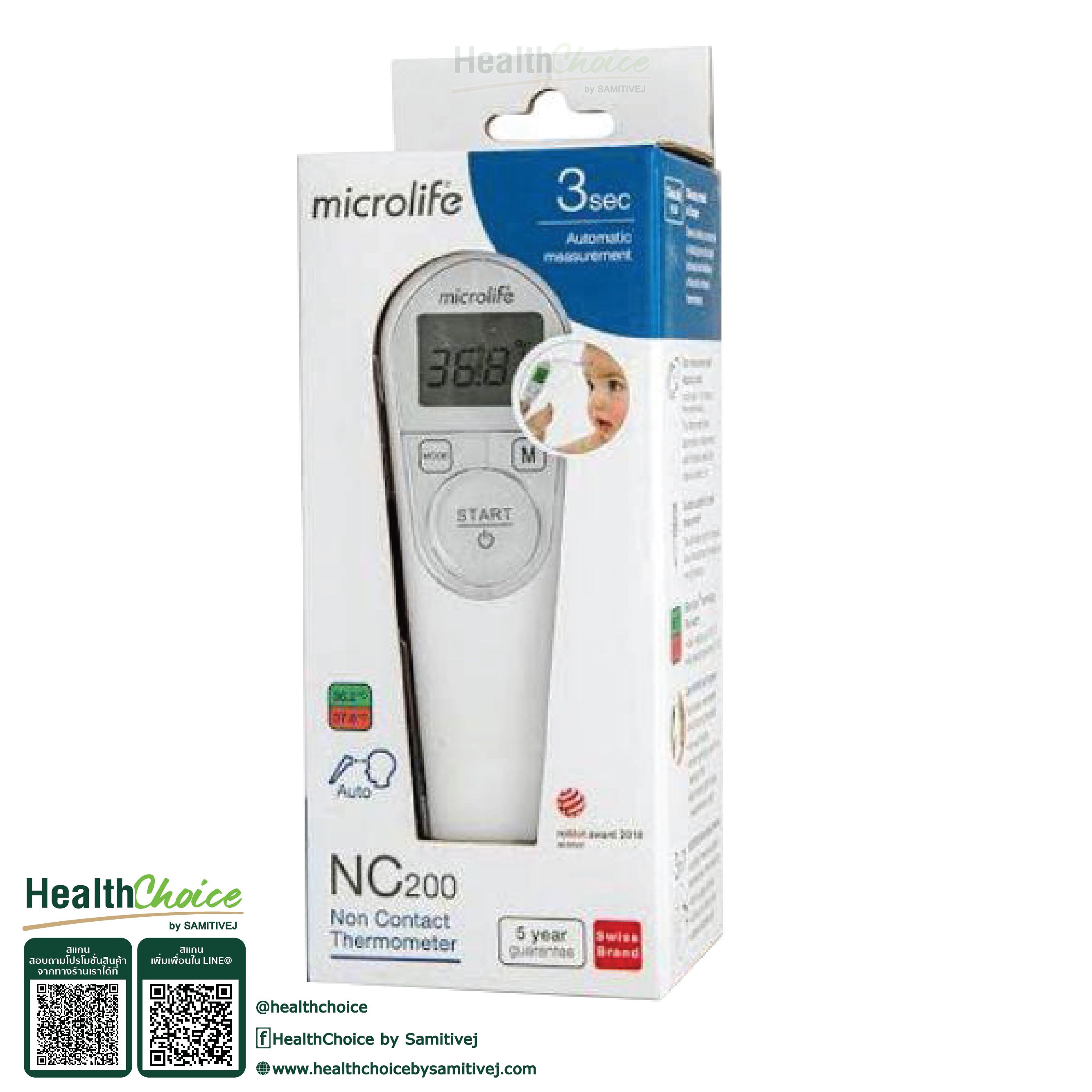 Microlife NC 200 Non contact thermometer (with Auto-measurement