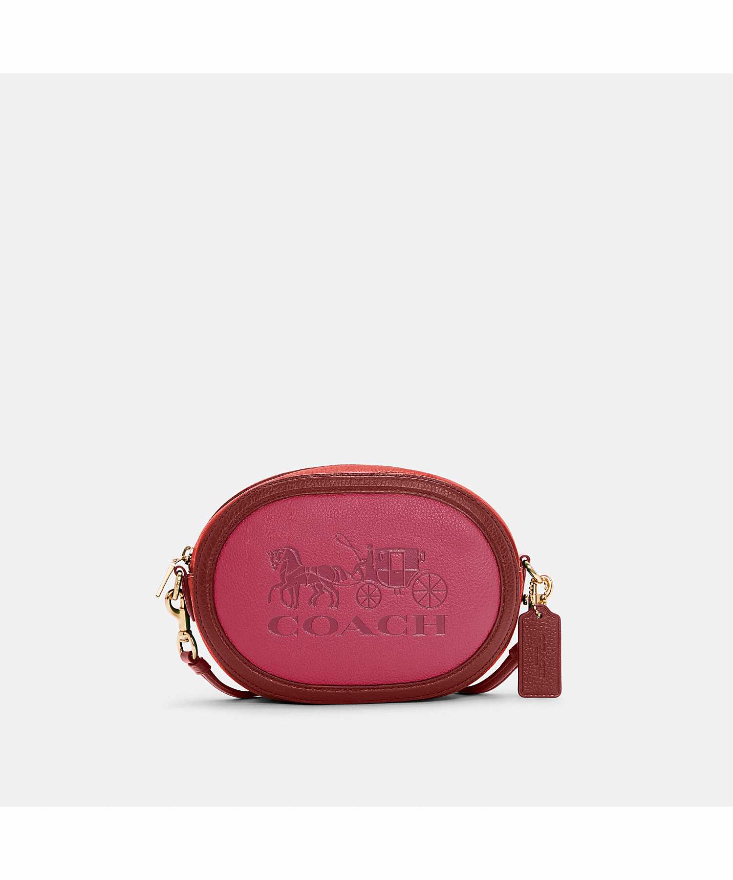 Jes convertible belt bag in colorblock with horse and carriage hotsell